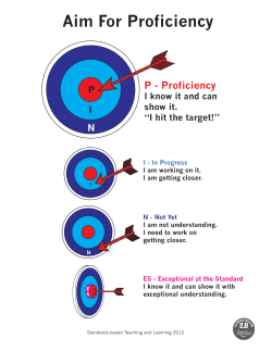 Proficiency Target