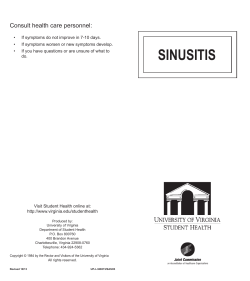 Sinusitis