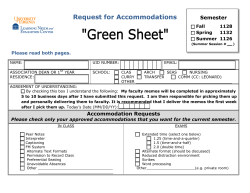 Green Sheet