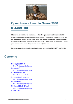 License and Copyright Information for Cisco NX-OS Software, Release 5.0(3)U5(1b)