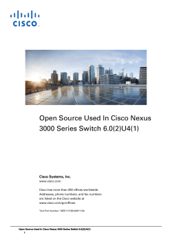 License and Copyright Information for Cisco NX-OS Software, Release 6.0(2)U4(1)