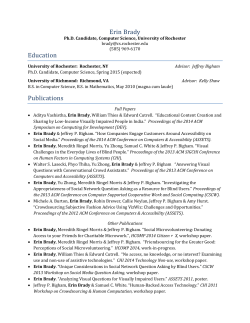 CV (as of September 2014)