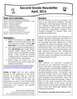 April Second Grade