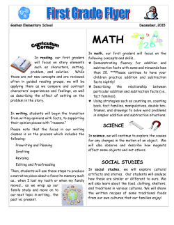 First Grade December