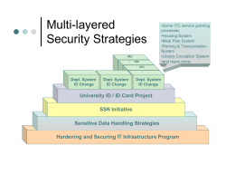 Multilayered Plan