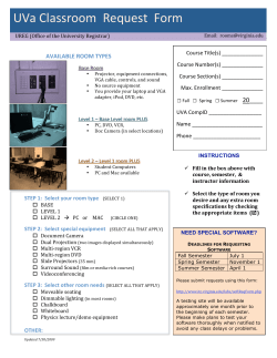 Room Attribute Form