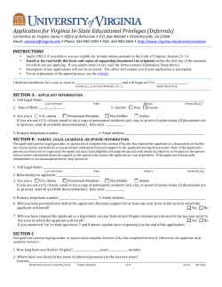 Applicants Deferring Enrollment