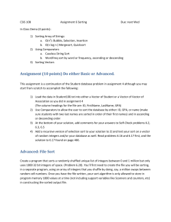 Assignment 6