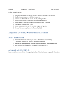 Assignment 1
