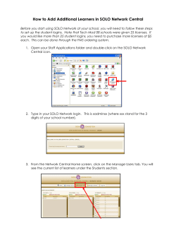Adding students in SOLO Network
