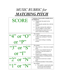 Music Rubrics