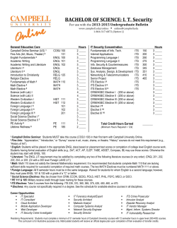 Information Technology Security - BS