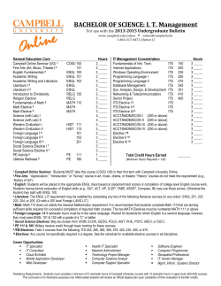 Information Technology Management - BS