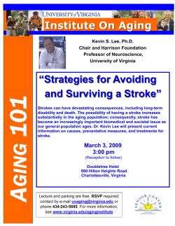 Strategies for Avoiding and Surviving a Stroke