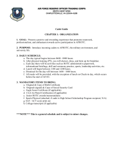 AF101 Cadet Guide
