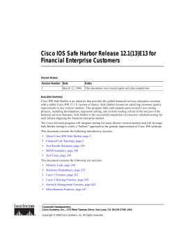 http://www.cisco.com/systemtest/e13/nate13.pdf