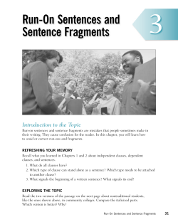 run on review and practice