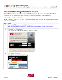 Instructions for Accessing online classes