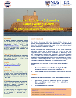 2016 Writing Award details