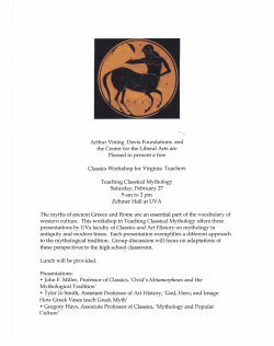 Teaching Classical Mythology