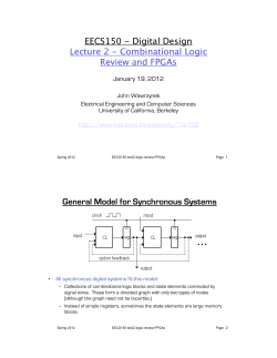FPGA introduction lecture