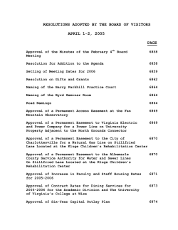 April 1-2, 2005 - Full Board