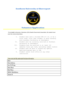 SGA Forms Documents