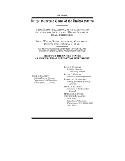 United States Government Brief