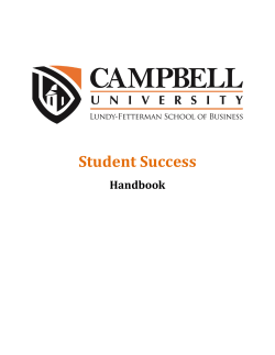 Student Success Handbook