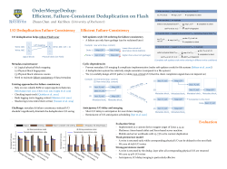 OrderMergeDedup: Efficient, Failure-Consistent Deduplication on Flash
