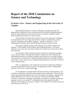 Science and Technology