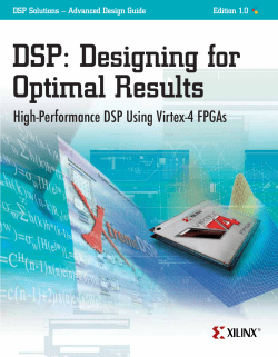 DSP: Designing for Optimal Results