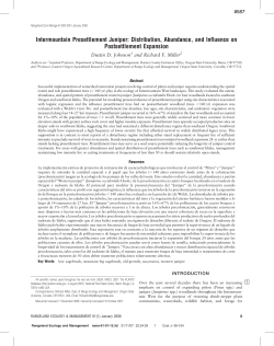 Intermountain Presettlement Juniper: Distribution, Abundance, and Influence on Postsettlement Expansion