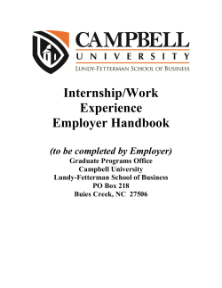Employer Handbook