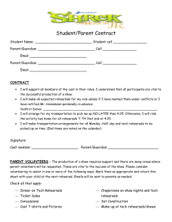 Shrek Student Contract