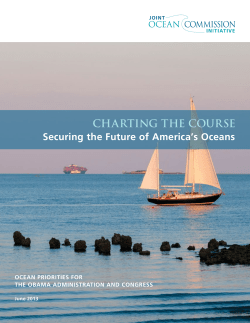 2013 Joint Ocean Commission Initiative