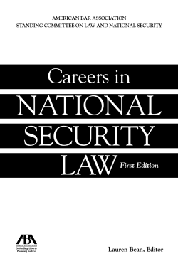 Careers in National Security Law (ABA, 2008)