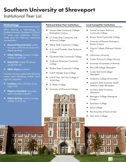 Institutional Peer List