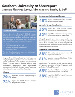 Administrators, Faculty and Staff