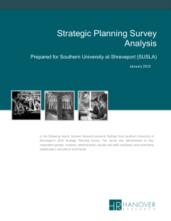 Stakeholder Survey Analysis