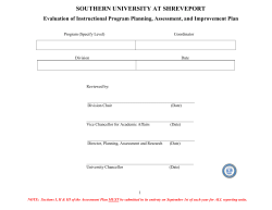 2009-2010 (Plan) Evaluation for Instructional Program Planning, Assessment, Evaulation Form