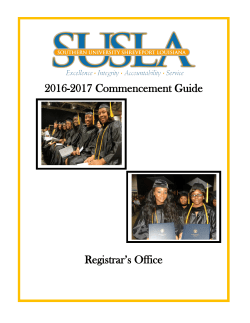 Commencement Guide