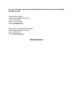 Outcomes Assessment Comprehensive Guide