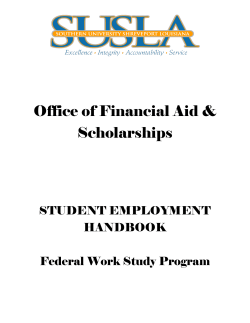 Student Employee Handbook