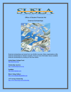 External Scholarships