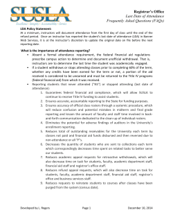 LDA/FAQs