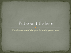 PowerPoint Template for Office 2010