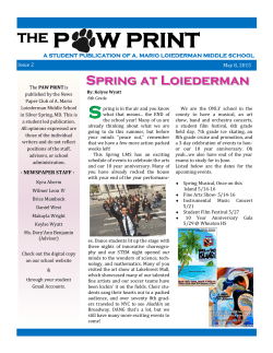 Spring 2015 Edition