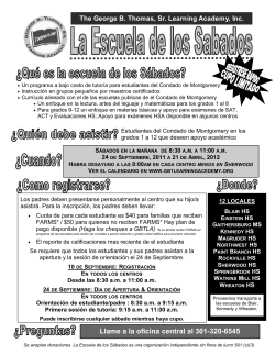 SaturdaySchoolFlyer-Spanish