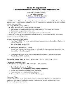 Digital Art Syllabus